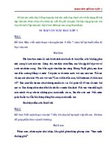 50 Bài văn mẫu hay Khối 3